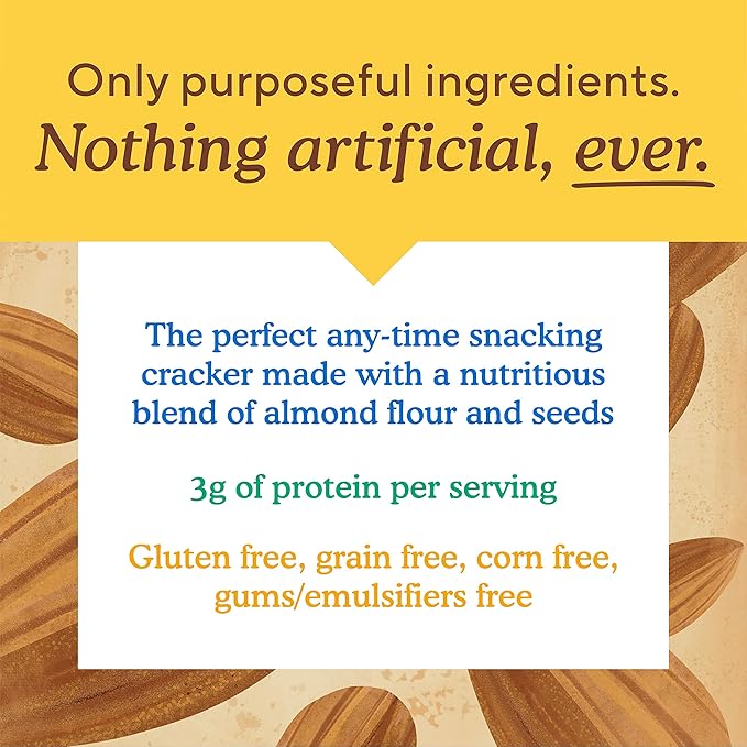 Simple Mills Almond Flour Crackers, Fine 4.9 Ounce 1)