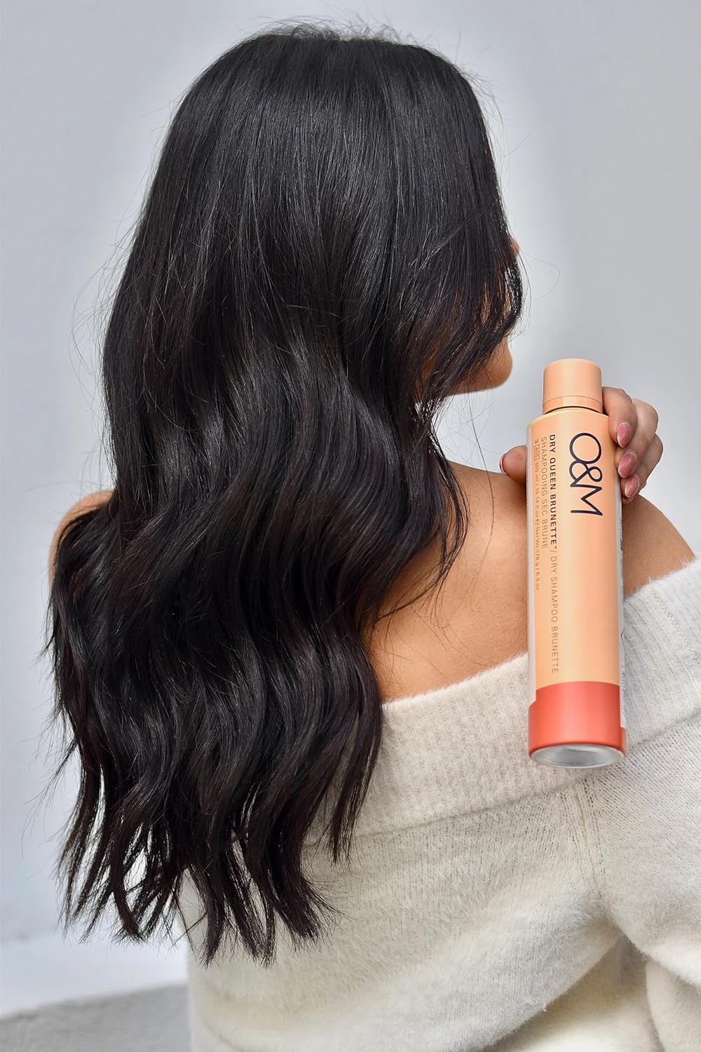 O&M Dry Queen Brunette Dry Shampoo, Vitamin C, Sulfate/Paraben Free, Vegan, Cruelty-Free Beauty & Hair Care, Safe Dry Shampoo for Women, Boost Volume & Waves, No Water, Medium/Dark Brown Hair, 300ml