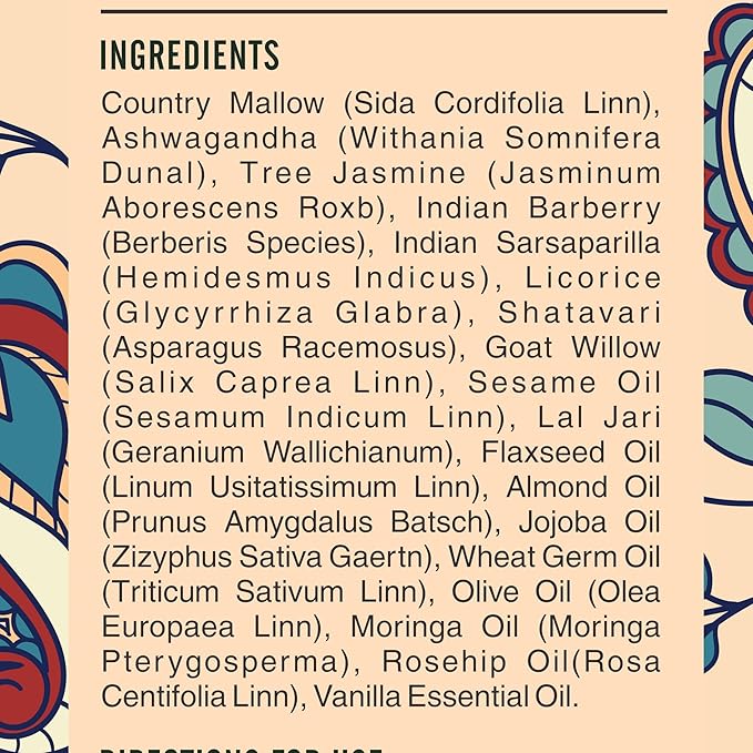 Ayurveda Vanilla Body Oil, Moisturizing & Hydrating Organic Vitamin E Oil, Body Oil For Women After Shower, Ayurveda Products For Crepey Skin - 3.38 Fl Oz (1)