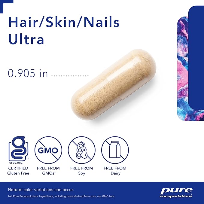 Pure Encapsulations Hair/Skin/Nails Ultra 60 Capsules