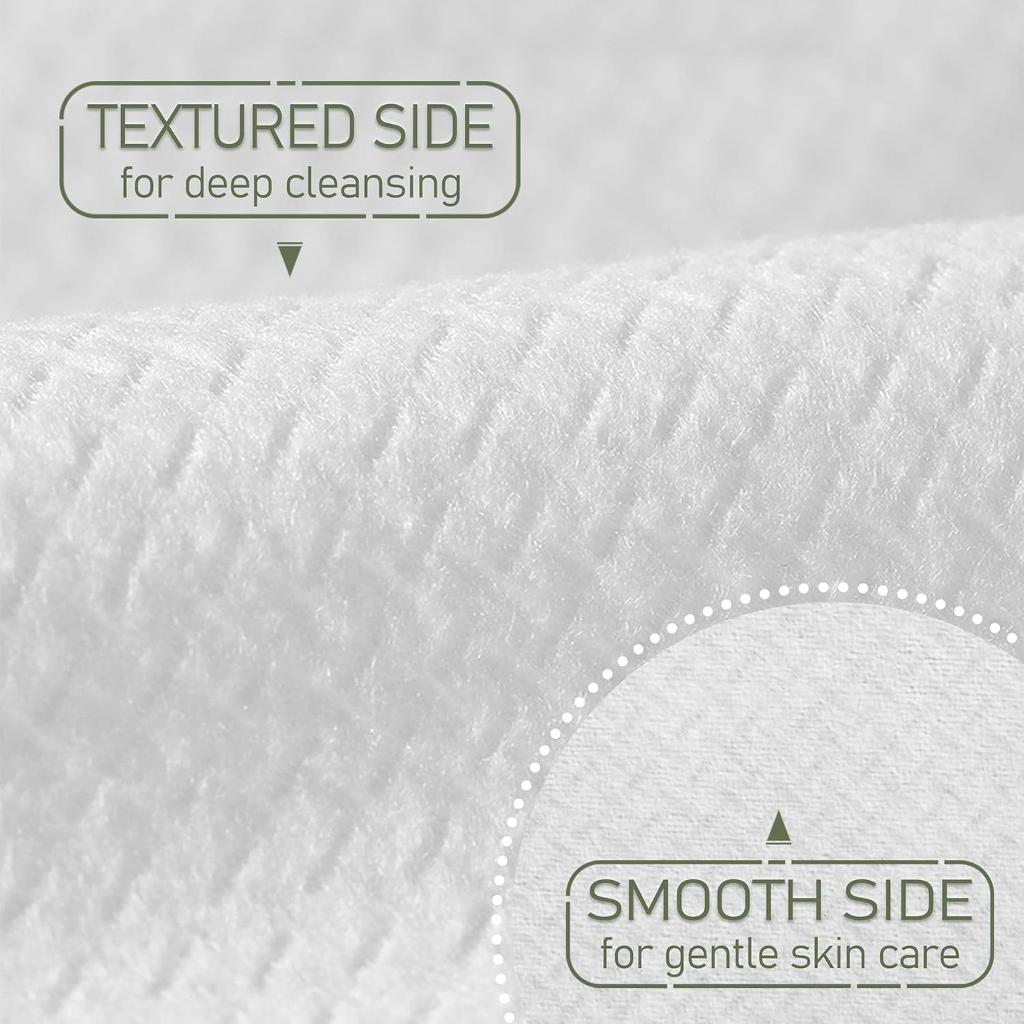 THICKER Dry Wipes 50 Count Disposable Face Towels 10x12" | Ultra Soft for Sensitive Skin & Babies, Travel, Makeup Removal