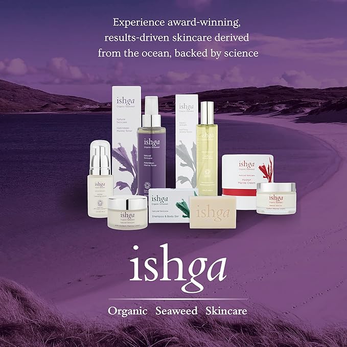 Ishga Eye Balm | Natural & Organic Skincare | Scottish Seaweed | All Skin Types | Vegan & Cruelty Free | Nourishing & Hydrating | 1.01 Fluid Ounces