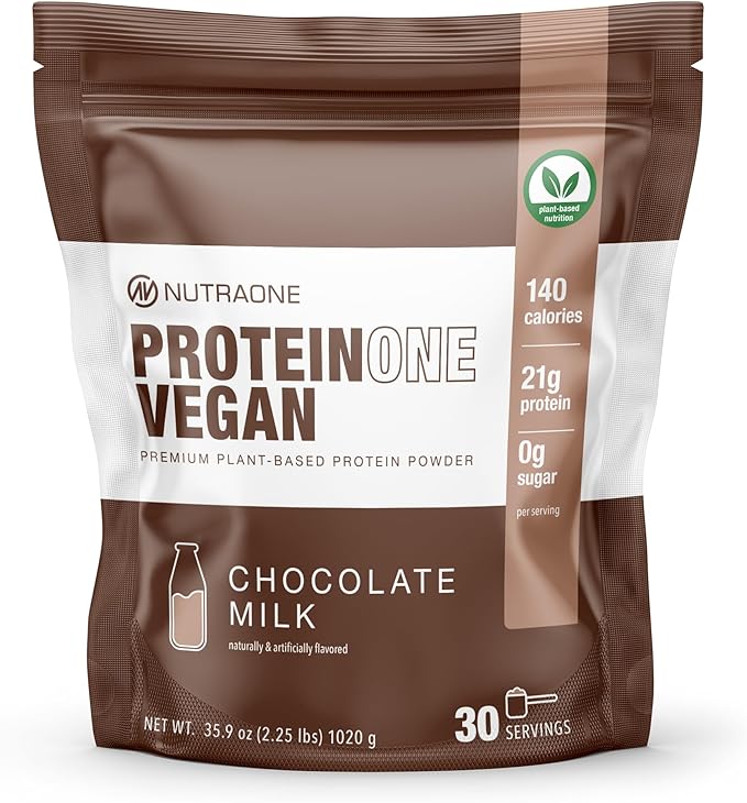 NutraOne ProteinOne Vegan Plant-Based Protein Powder