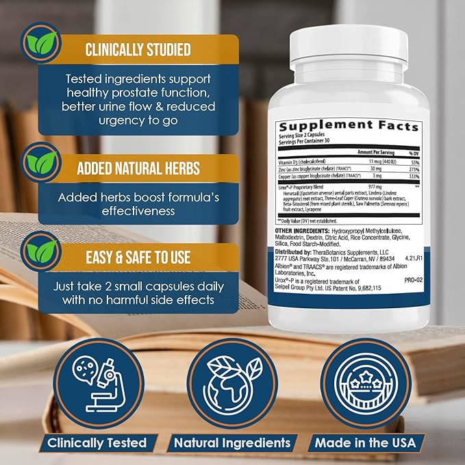 Advanced Men's Prostate Support by Ideal Prostate Plus with Saw Palmetto, Lycopene and More for Natural Prostate Relief*