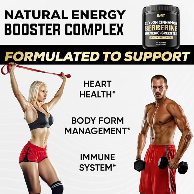 Berberine Supplement 8750mg Turmeric Curcumin 1500mg 1500mg & 90 Capsules 3 Months