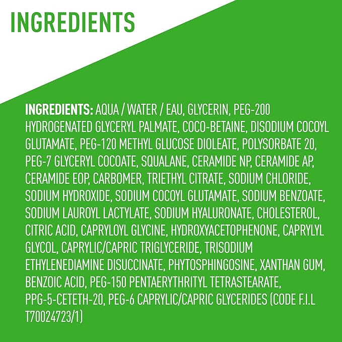 CeraVe Hydrating Foaming Oil Cleanser, Moisturizing Oil Cleanser for Face & Body, Squalane Oil + Hyaluronic Acid + Ceramides, For Dry to Very Dry Skin, Fragrance Free & Residue Free, 19 FL Oz