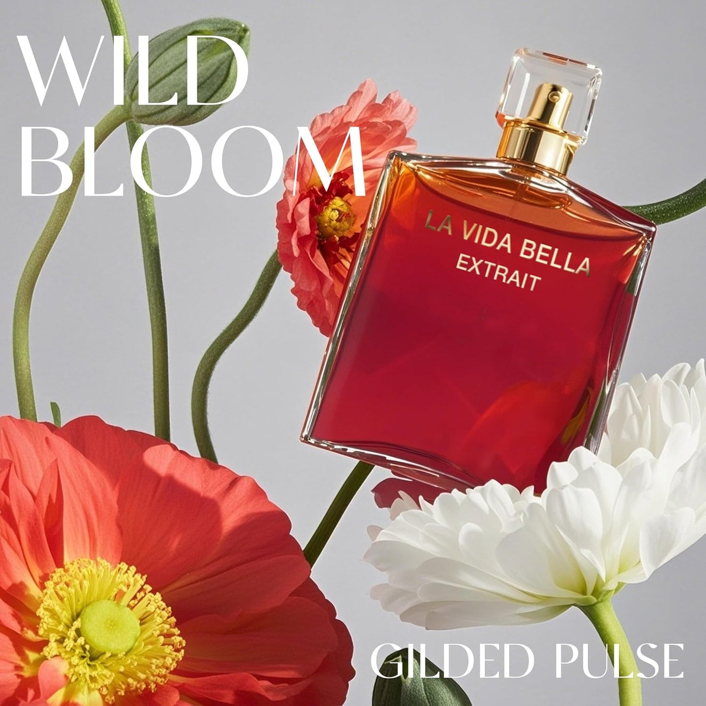 La Vida Bella EXT Women Perfume 3.4 Fl Oz Eau de Parfum Natural Spray with Raspberry, Violet & Cocoa Butter Scent Best Gift for Women All Day Use