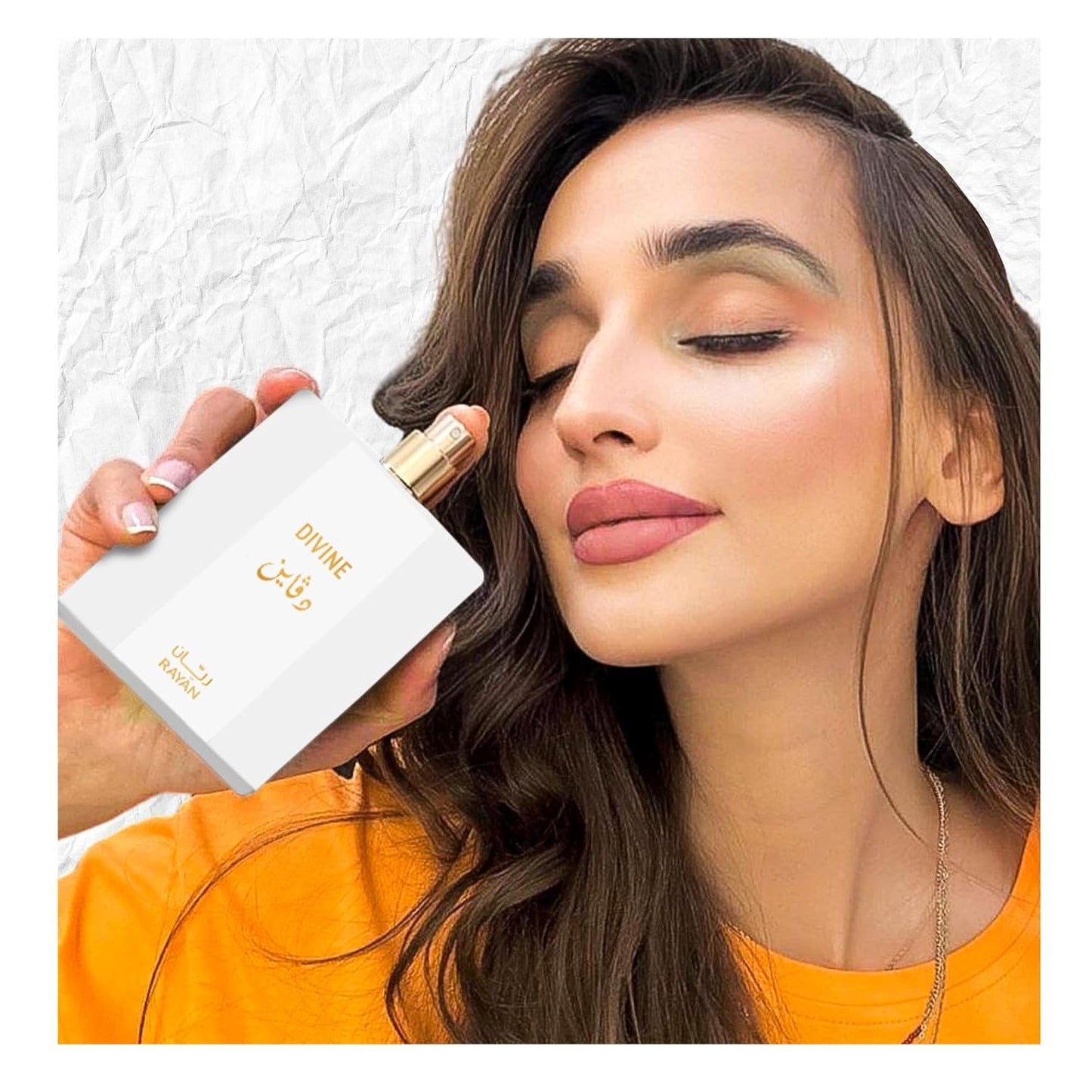 DIVINE Perfume for Women - Long Lasting Arabian Eau De Parfum, 100mL (3.34 Fl oz), White Floral Garden, Jasmine, Orange Blossom, William Pears & Amberwood - Ideal Gift for Her for Ramadan & Eid