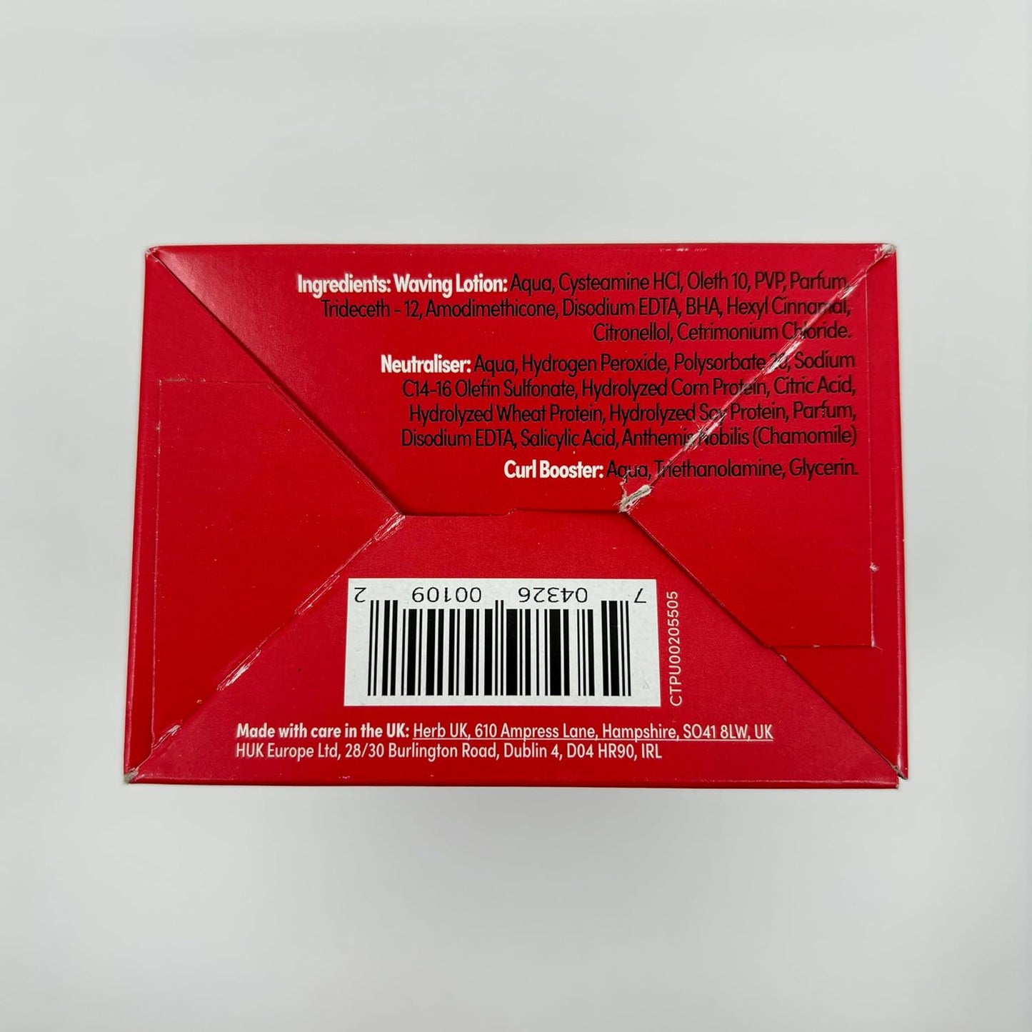 Pin-Up End Curl Home Perm for Short Hair, Defined and Long-Lasting Results 130ml