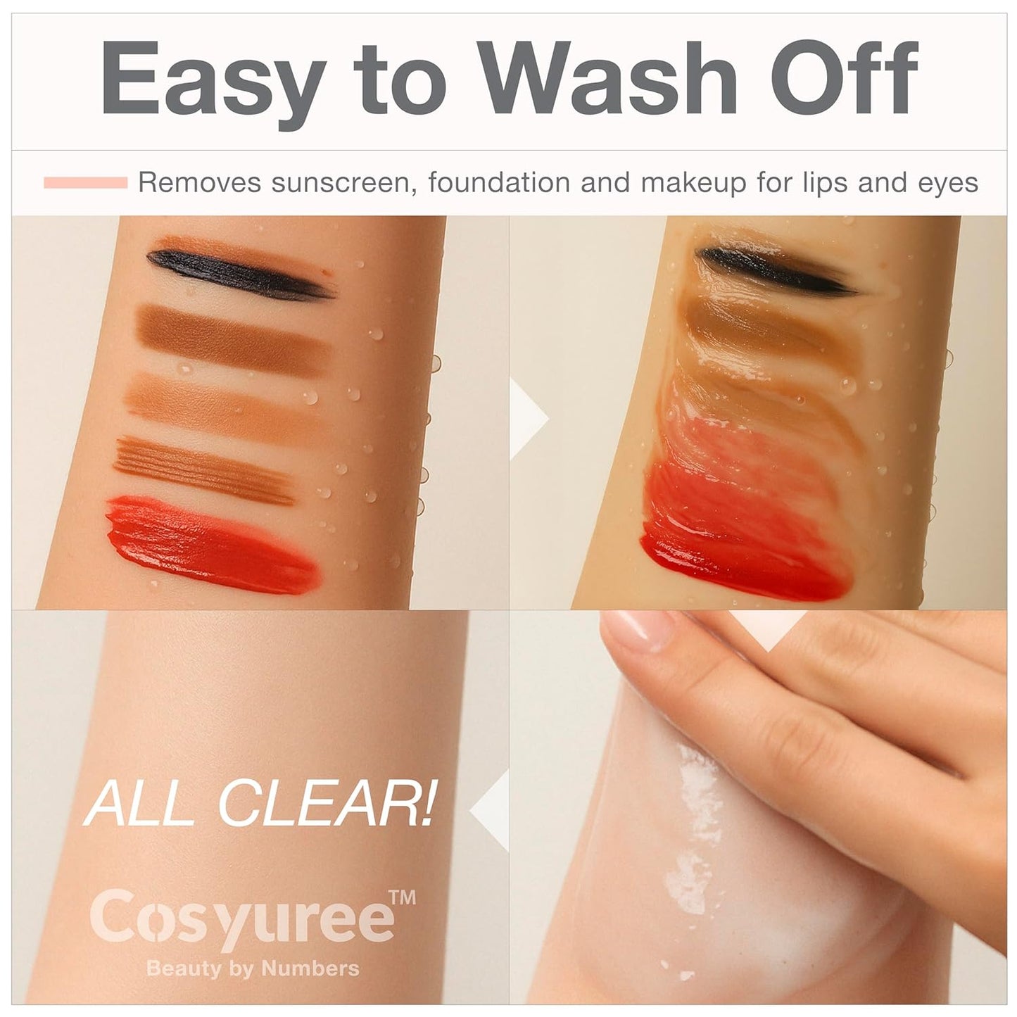 Collagen Pore Cleaning Oil Cleanser for Face by COSYUREEβ AHA BHA PHA LHA Oil for Deep Cleansing, Face Cleansing, Hydration, and Makeup Removal, Korean Skincare with Lemon & Lavender