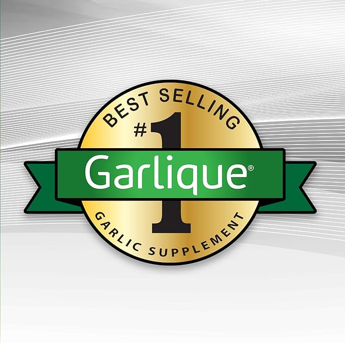 Garlique Garlic Extract Supplement, Healthy Cholesterol 60 Caplets