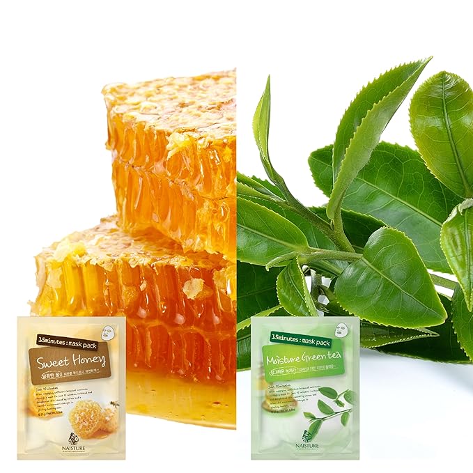 10 Bundle and Tea Tree Korean Face Sheet Mask- Soothing, Hydrating, Calming Skin Care for All Skin Types (15Pack)