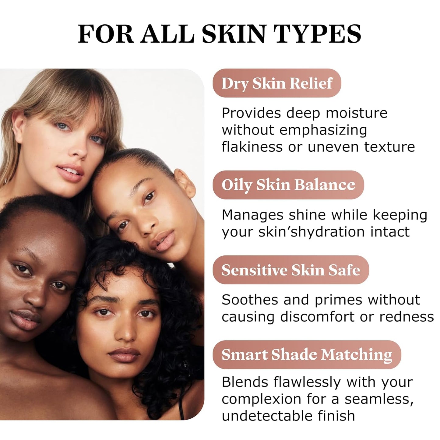 Japanese Quality Face Primer โ Smooth Pore Blurring Makeup Base, Hydrating & Long-Lasting, Lightweight Texture, Oil Control, for All Skin Types