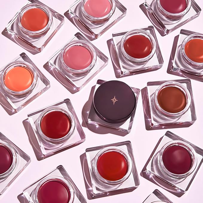 Sinful Lip N Cheek Mousse Tint - Powder Matte Blush for Cheeks and Tinted Lip Balm - 2 in 1 Weightless Formula - 007 Nude Moc - 0.14 oz