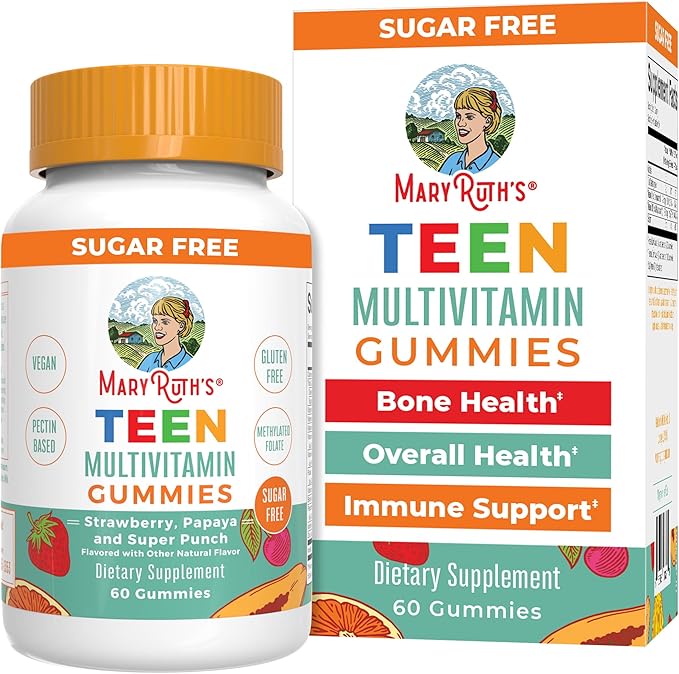 MaryRuth Organics Multivitamin for Teens 13+ | 60 Count