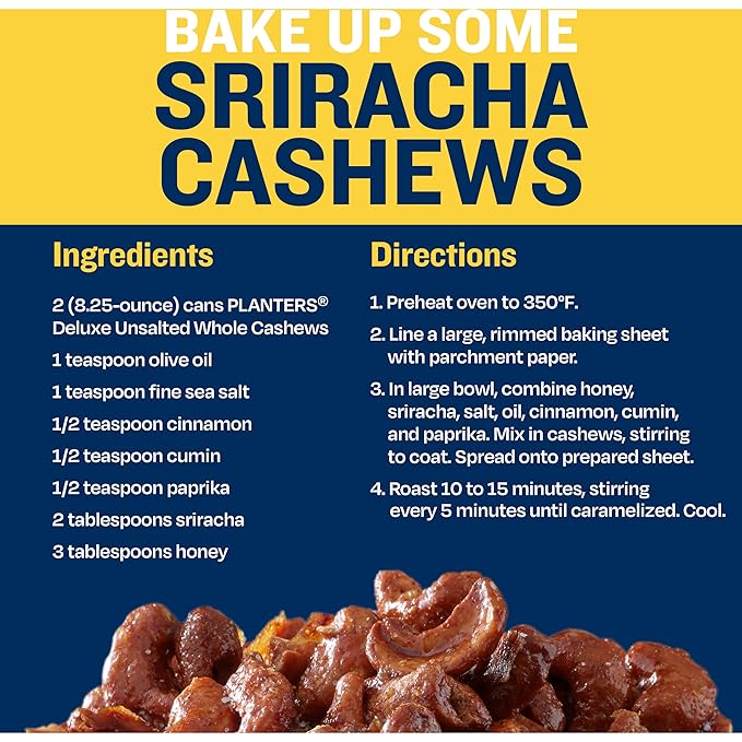 PLANTERS Unsalted Premium Cashews, 1.63 lb.