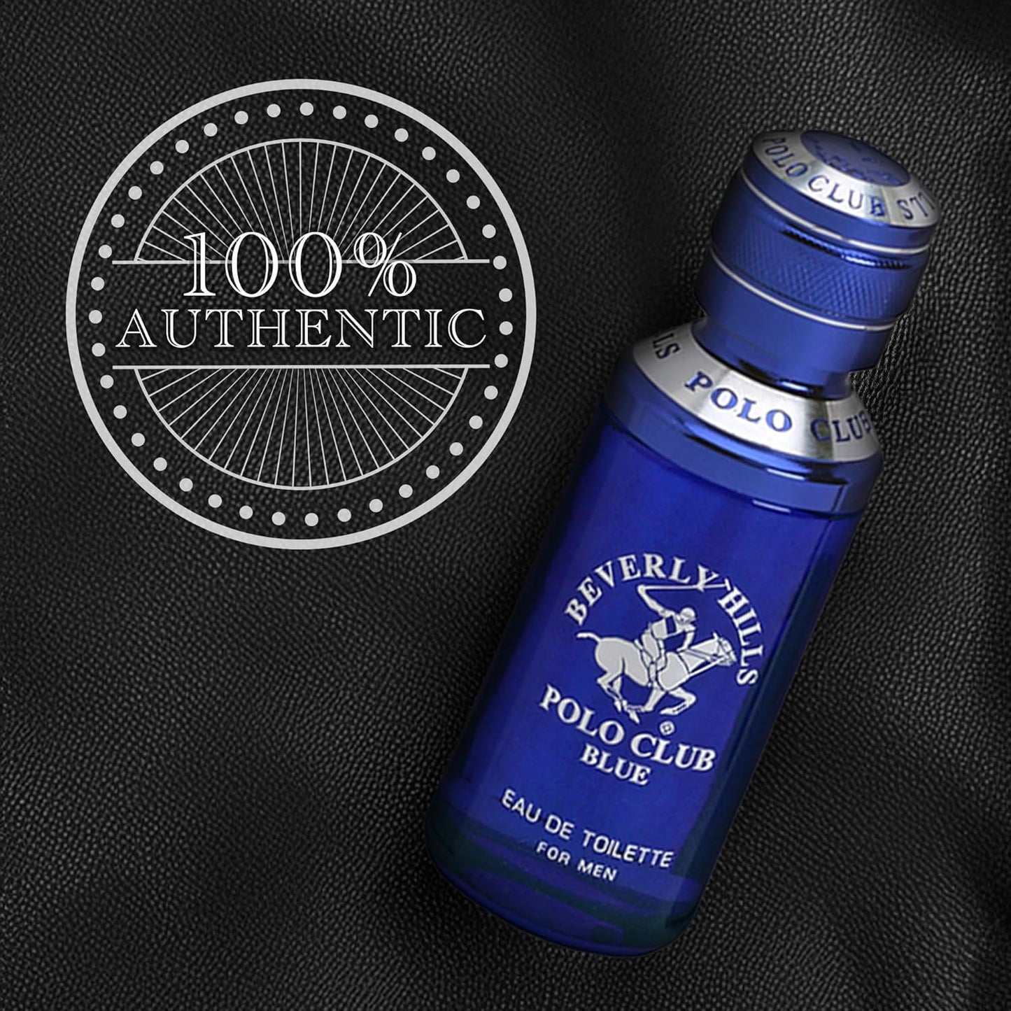 Beverly Hills Polo Club BLUE - Cologne for Men with Notes of Lavender and Sandalwood - Fresh & Oceanic Fragrance Scent - Eau De Toilette Spray 3.40fl.oz / 100ml