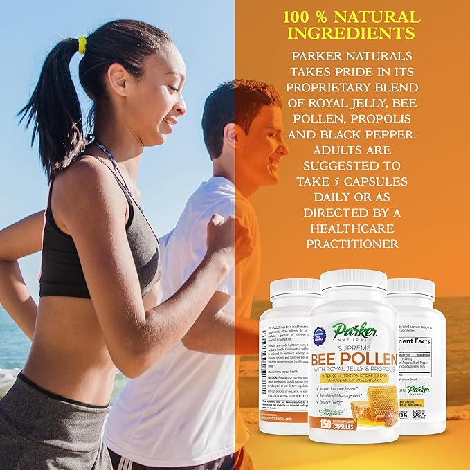 Best Bee Pollen, Royal Jelly, Propolis 150 Vegetarian