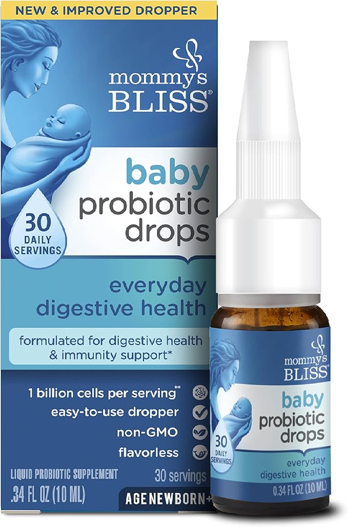 Mommy's Bliss Baby Probiotic Drops, Daily 0.34 Fl (30 Servings)
