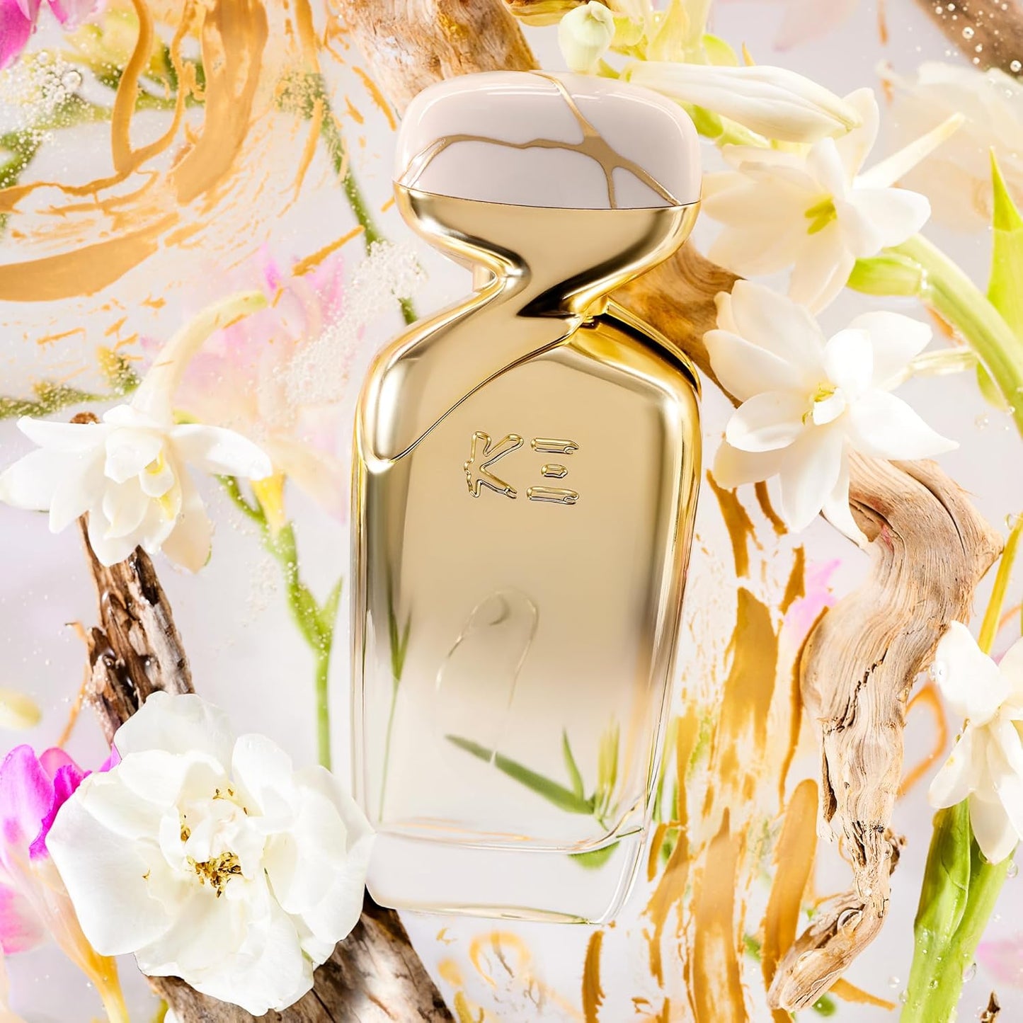 K-3 64 Gardenia Eau de Parfum - Unisex Perfume with Rose, Jasmine & Gardenia Scent Notes - 100 ml/3.4 oz