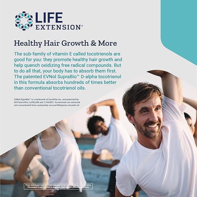 Life Extension Super Absorbable Tocotrienols – 60 Softgels
