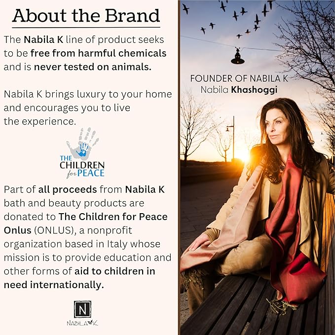 Organic Rose Bath Salts by Nabila K - Dead Sea Salt & Epsom Salt Scrub & Soak - Exfoliates & Hydrates Skin, Botanical Essential Oils - Bubble Bath Accessories for All Skins Types, 2 oz