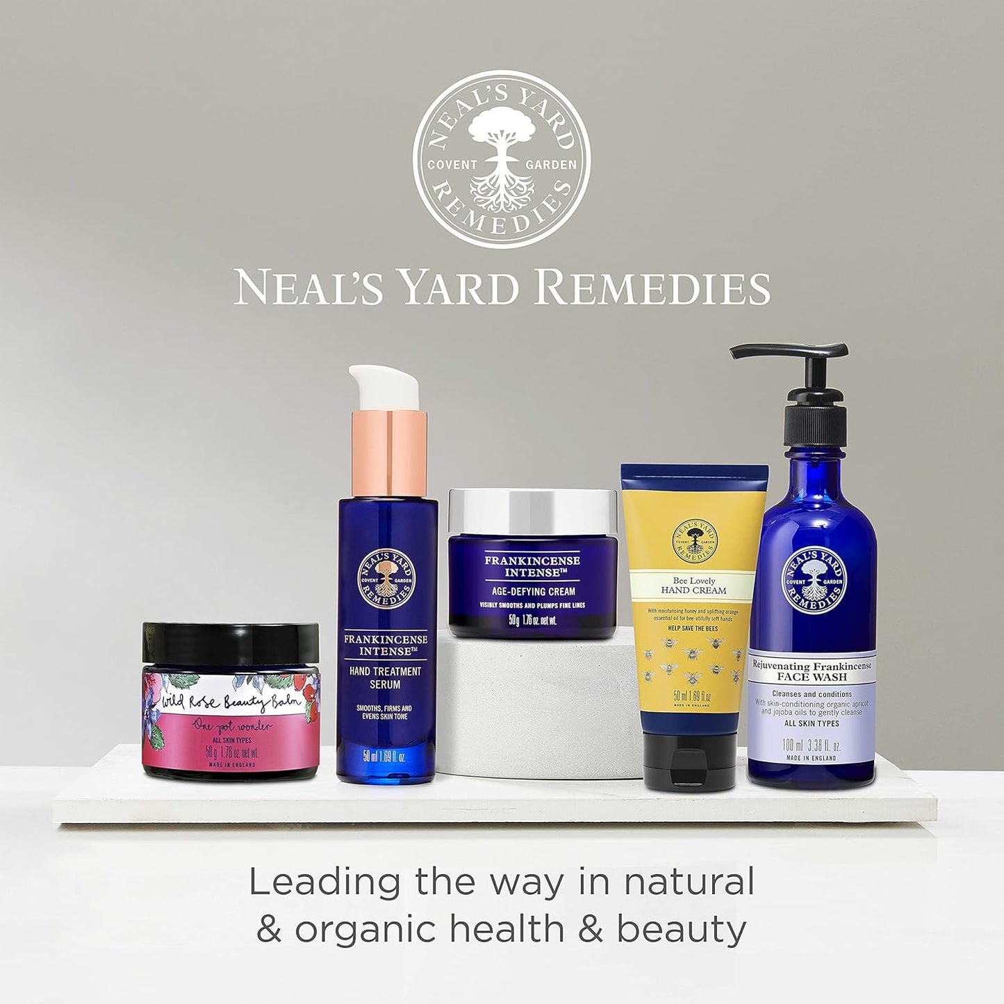 Neal's Yard Eye Make-Up Remover with Tripeptides, Removes Waterproof Makeup, Oil Free, Hydrates Skin, Conditions Lashes, Cruelty-Free, 100mL
