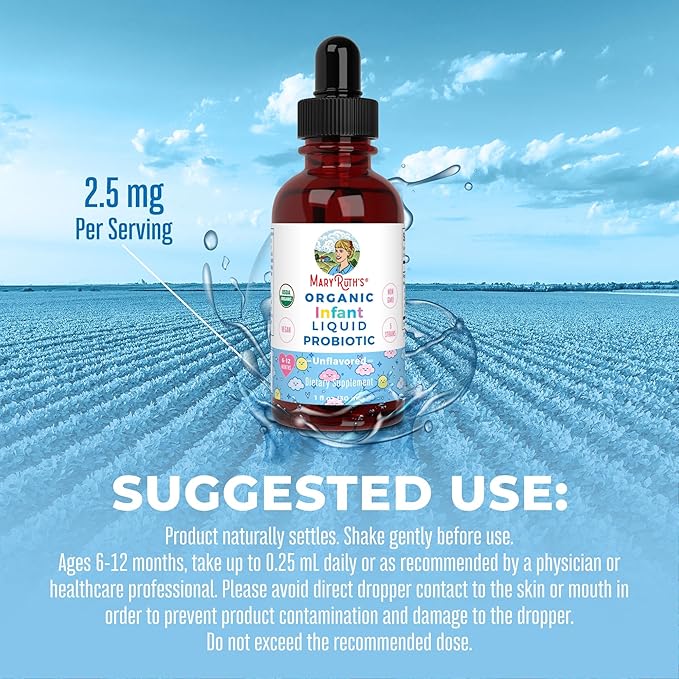 MaryRuth Organics USDA Organic Infant Liquid 125 Servings