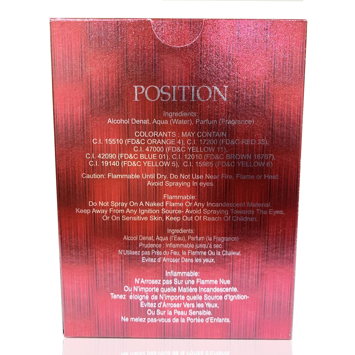 Hybrid & Company Position for Women Eau De Parfum Natural Spray Sensual Scent, 3.4 Fl Oz