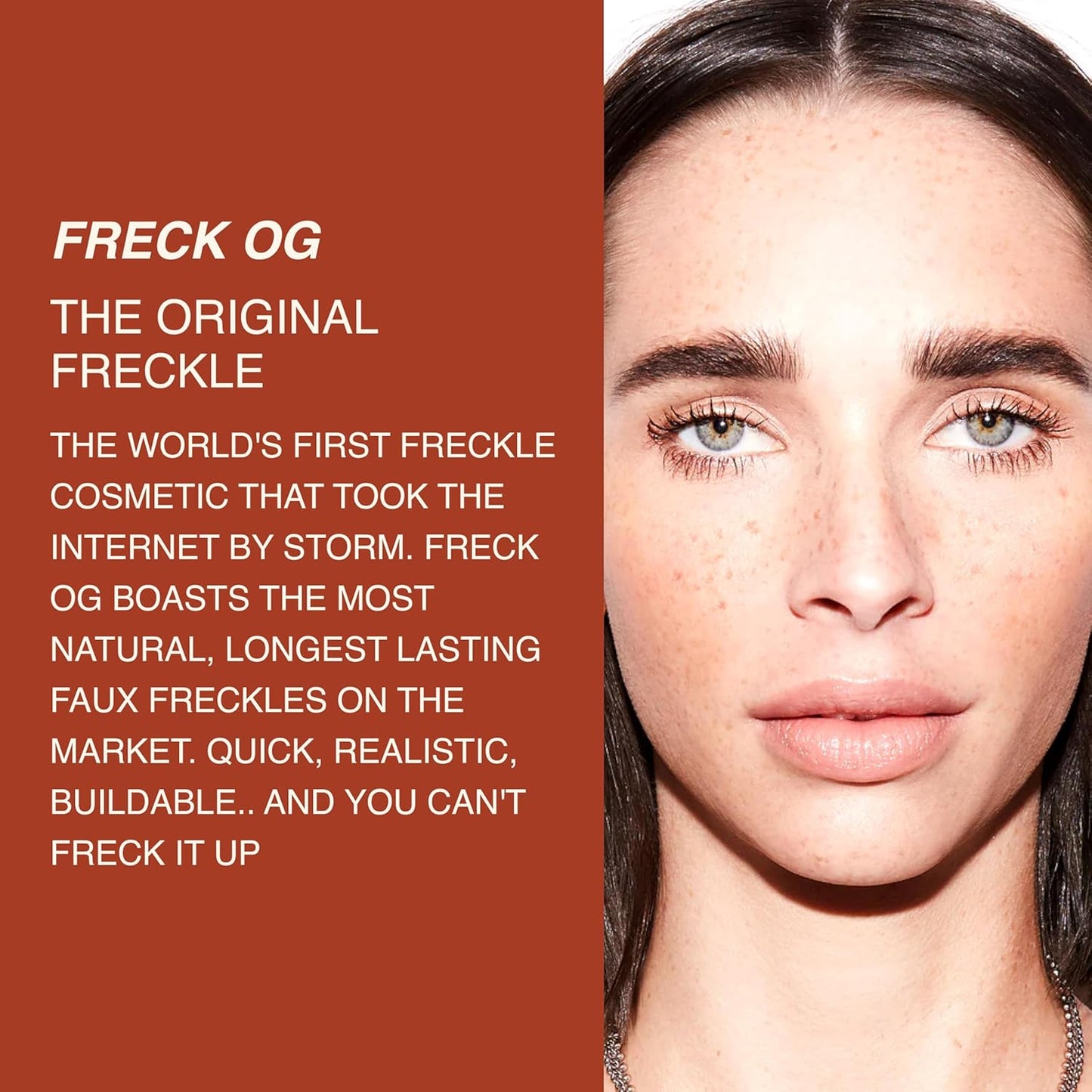 Freck Beauty, The Original Freckle Pen, Mini (Travel Size) Natural-Looking, Buildable and Long-Lasting Faux Freckles with Clean, Vegan Formula, All Skin Tones (FRECK OG)