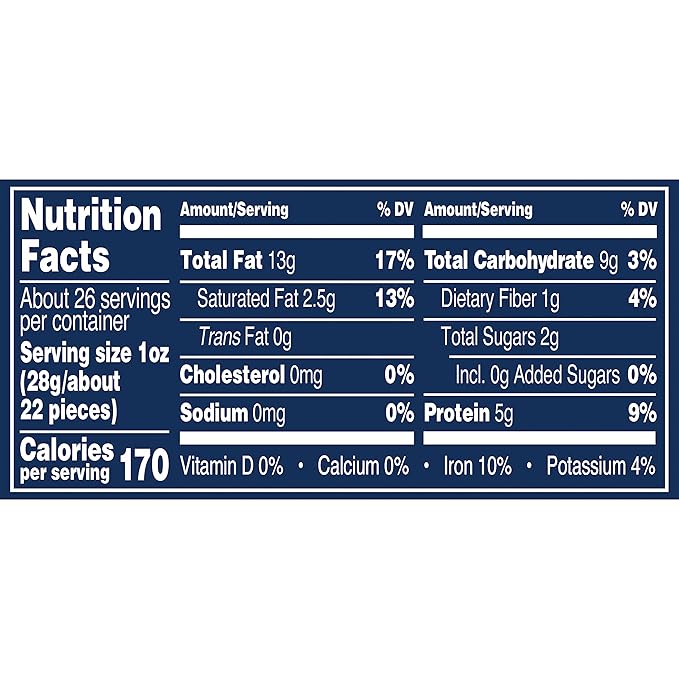 PLANTERS Unsalted Premium Cashews, 1.63 lb.