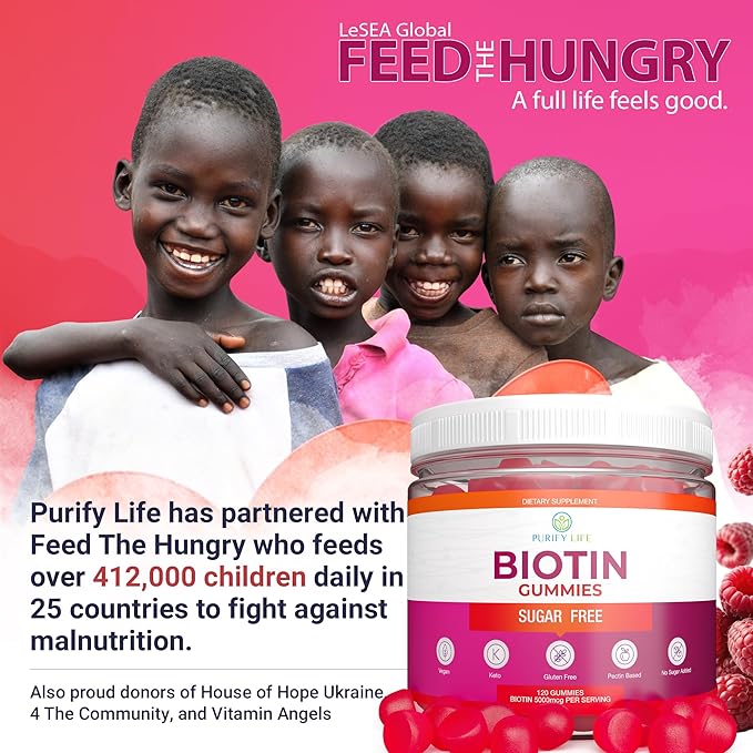 (Bulk - 120ct) Hair Growth Optimizer - Vegan Biotin Gummies - Tasty Biotin Supplement for Women & Mens Thicker Hair - Nail Growth & Strengthener for Brittle Breaking Nails & Skin Health, Gluten-Free