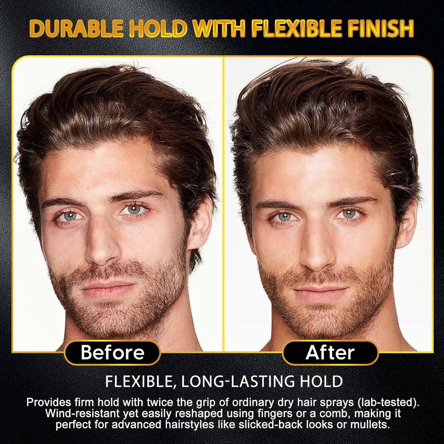 NIFEISHI Texture Powder for Men, (1.05oz of 2Pack) Hair Styling Powder for All Hair Types, Easy to Apply, Natural Matte Hairstyle, Texturizing and Volumizing, High Hold