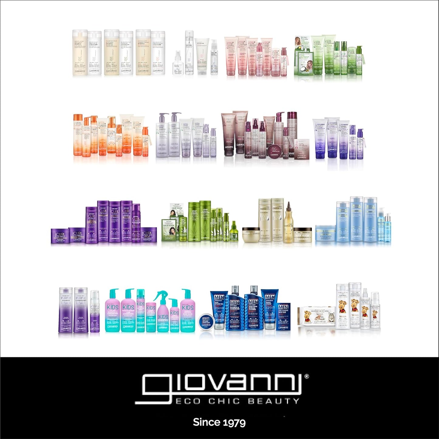 GIOVANNI 50:50 Balanced Shampoo & Conditioner Set - Hydrating, Clarifying, & Calming to Clean & Moisturize, For Over-Processed Hair, Salon Quality, No Parabens, Cruelty Free, Color Safe - 24 oz Each