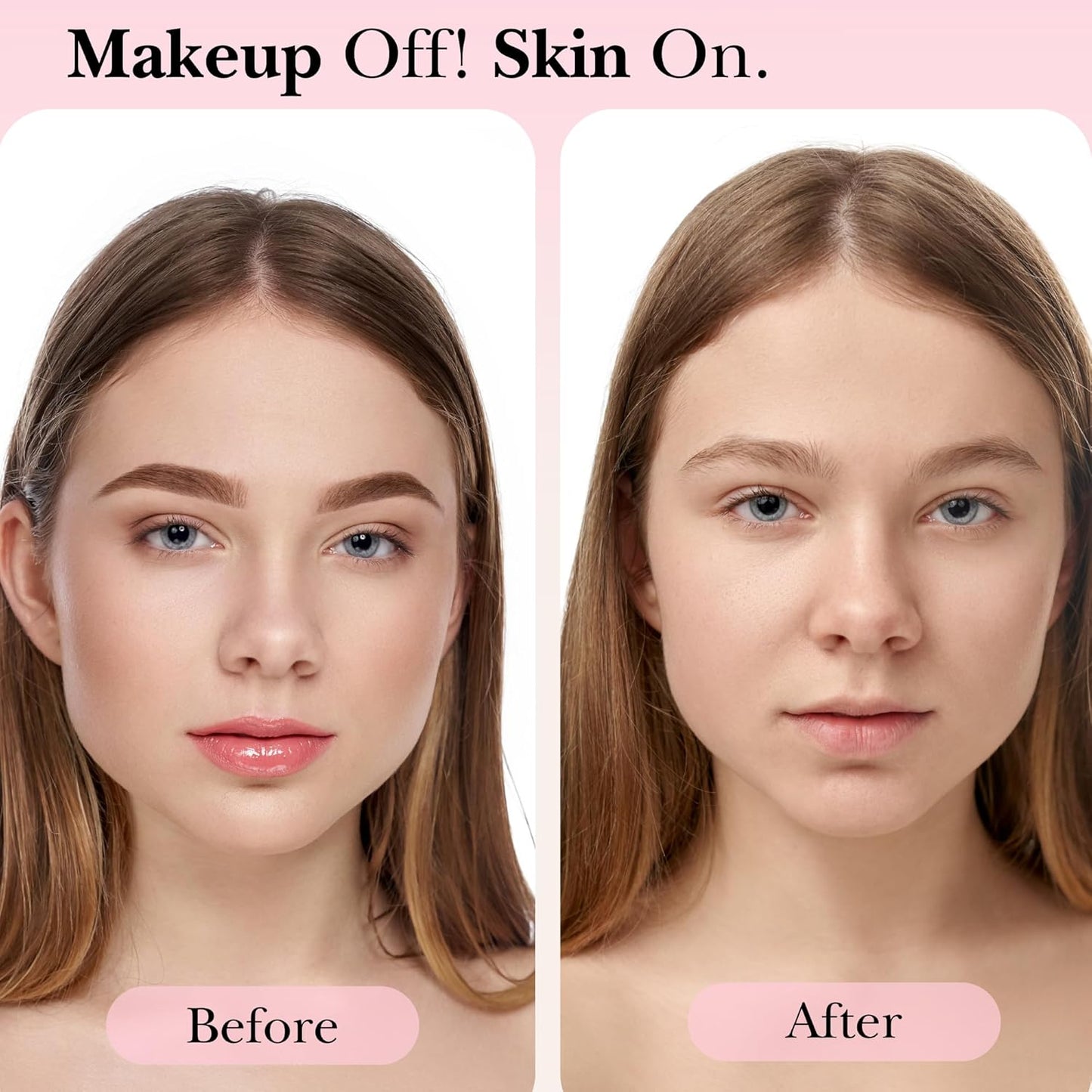 mivida Hypoallergenic Makeup Remover Wipes 2 Pack of 25 Count | Plant Based Facial Cleansing Make up Remover Face Wipes with Vitamin E | Fragrance Free, Alcohol Free | 50 Count wipes