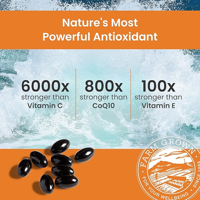 Nutrex Hawaii BioAstin Hawaiian Astaxanthin 12mg, 60 60 Softgels
