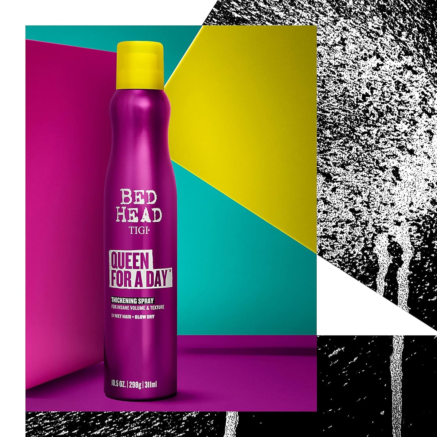 TIGI Bed Head Volumizing Hair Spray, Queen For A Day, for Thickening and Texturizing Fine Hair, 10.5 oz, 2 Pack