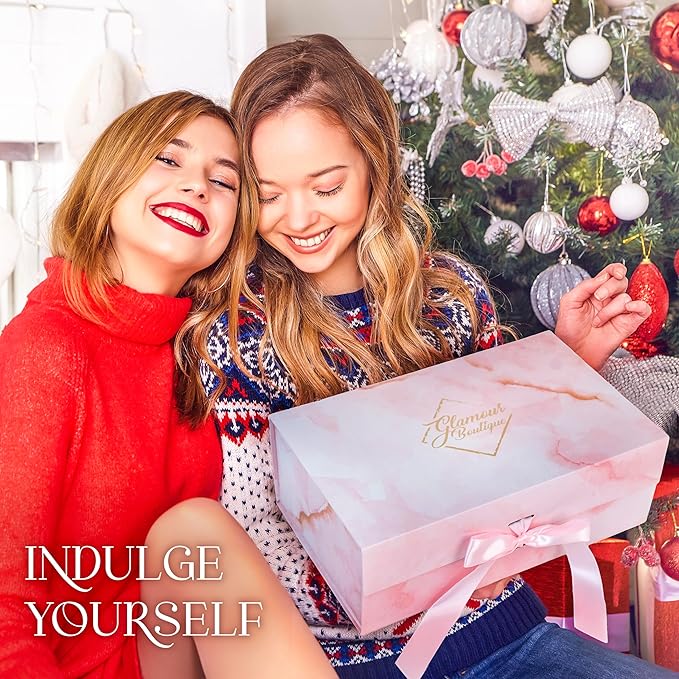 Luxury Spa Gift Set for Women - 9 Piece Self Care Package with Full Size Products, Plant-Based Superfoods, Minerals & Vitamins - Her Box