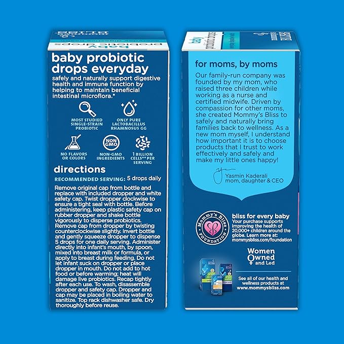 Mommy's Bliss Baby Probiotic Drops, Daily 0.34 Fl (30 Servings)