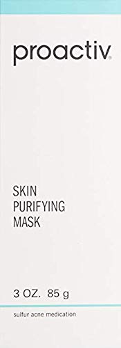 Proactiv Skin Purifying Acne Face Mask and Acne Spot Treatment, Detoxifying Facial Mask with 6% Sulfur, 90 Day Supply, Cream, 3 Oz