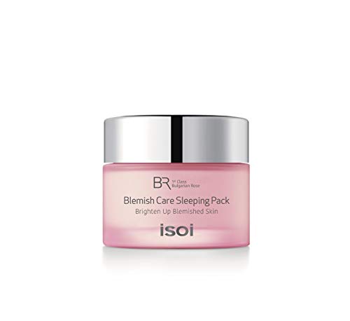 ISOI Bulgarian Rose Blemish Care Sleeping Pack 50ml - Brightening and moisturizing gel-type overnight mask, Natural mask