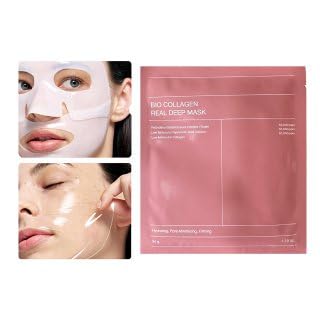 Bio-Collagen Sleeping Mask – Intense Hydration & Firming Treatment, Korean Skincare, Overnight Facial Mask for Women, 4-Pack