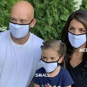 3dRose Face Mask Large, Bright Eye Heart I Love My Uncle