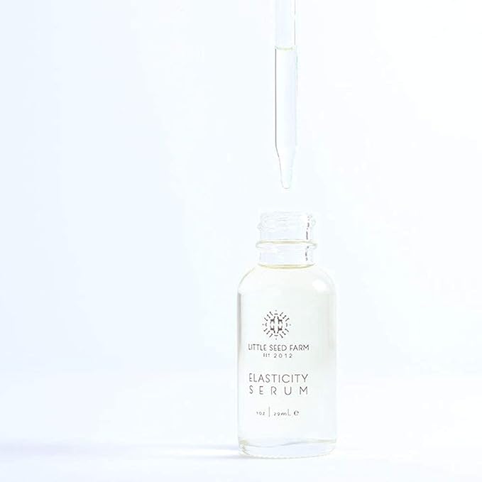 Little Seed Farm Serum Bundle - Antioxidant + Elasticity - Skin Toning and Firming Serums - Facial Serums for Dry & Aging Skin