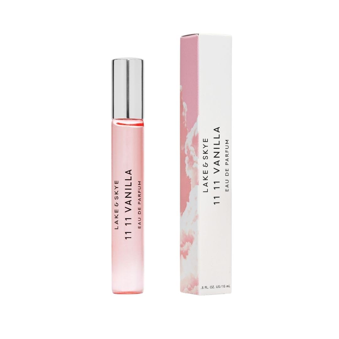Lake & Skye 11 11 Vanilla Eau de Parfum Purse Spray 15mL, Musk Perfume, Sea Salt, Star Apple, Vanilla Créme, Vegan