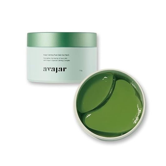 Avajar Calming Daily Eye Patch (90Pcs) - Soothing Korean Skincare Under-Eye, Smile Line Hydrogel Masks with Hyaluronic Acid, Niacinamide & Centella, K-Beauty Mask for Hydration & Relaxation