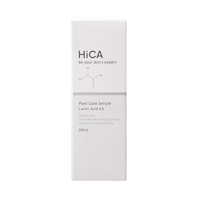 HiCA Peel Care Serum 6% Lactic Acid 28ml Keratin Care No Additives Moisturizing AHA Sensitive Skin Facial Peeling Solution