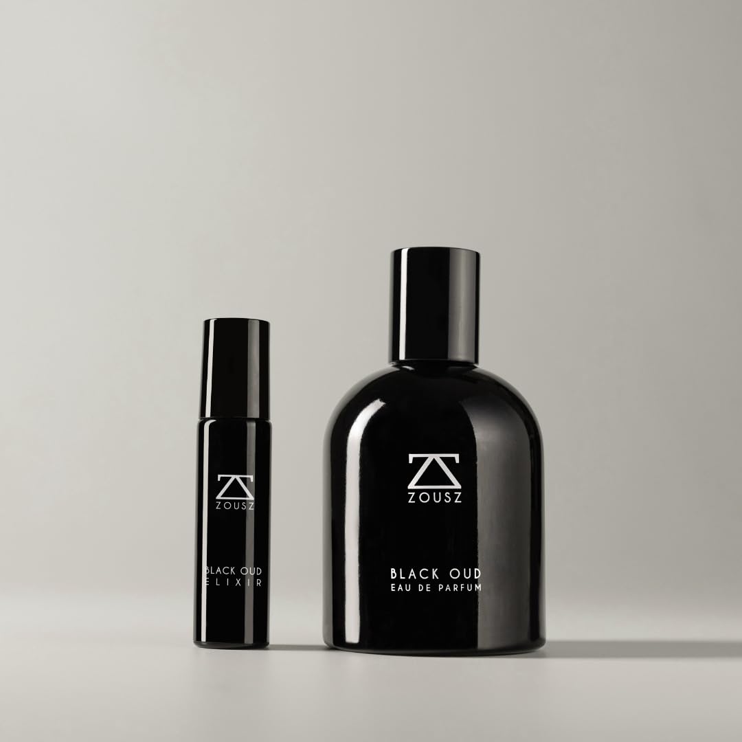 ZOUSZ Black Oud Men's Perfume – Premium Fragrance Infused with Black Oud Oil, Sandalwood, Cedarwood & Patchouli – Luxurious Oud Cologne Ideal for Gifting