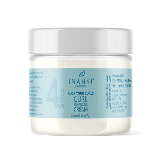 Inahsi Rock Your Curls Curl Enhancing Cream | Hair Cream for Men, Women, or Kids with Curly Hair | Hair Products for Naturally Curly Hair 2 oz | Made in the USA