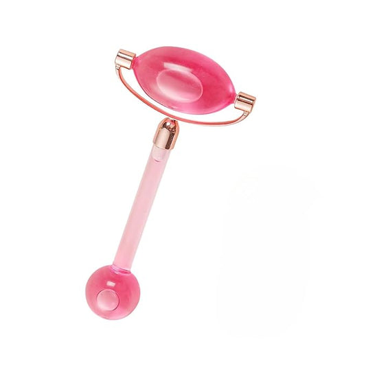 YAYU Ice Globes for Facials,Tighten Skin, Reduce Puffiness and Headaches, Enhance Circulation and Complexion (pink)